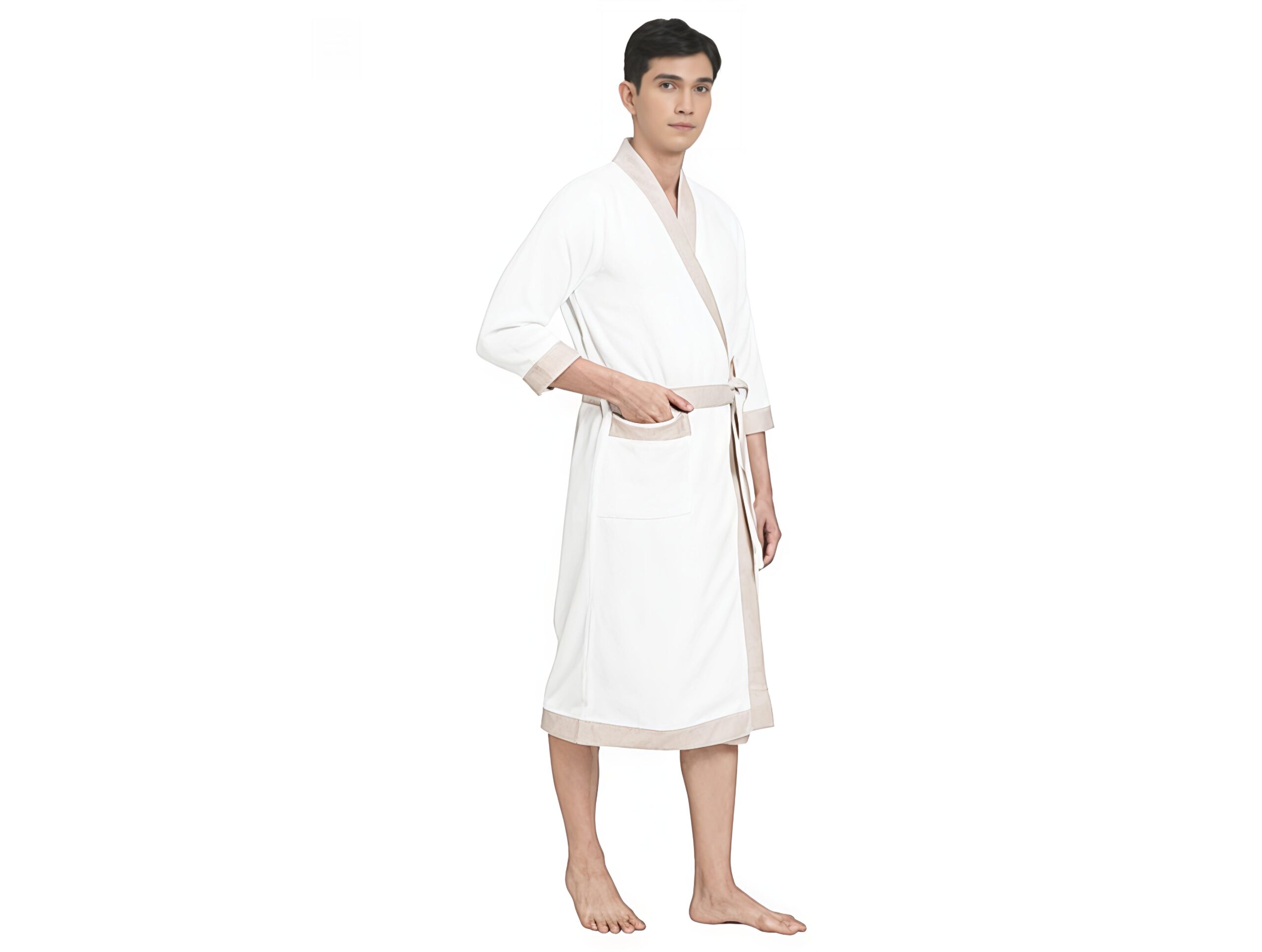 Spaces Hygro bath gown-white