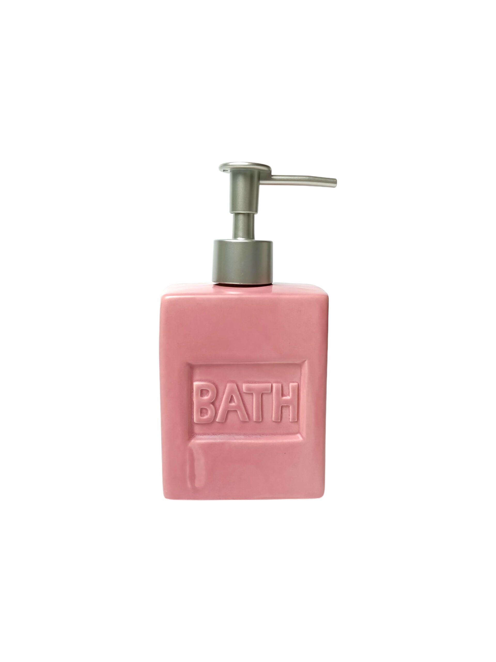 Pink Bath Soap Dispenser