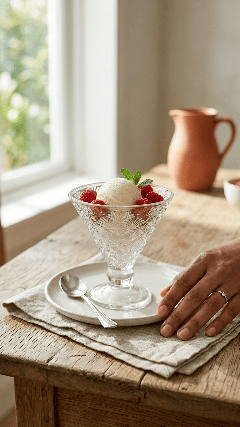 Crystal Cut Glass Pedestal Vase