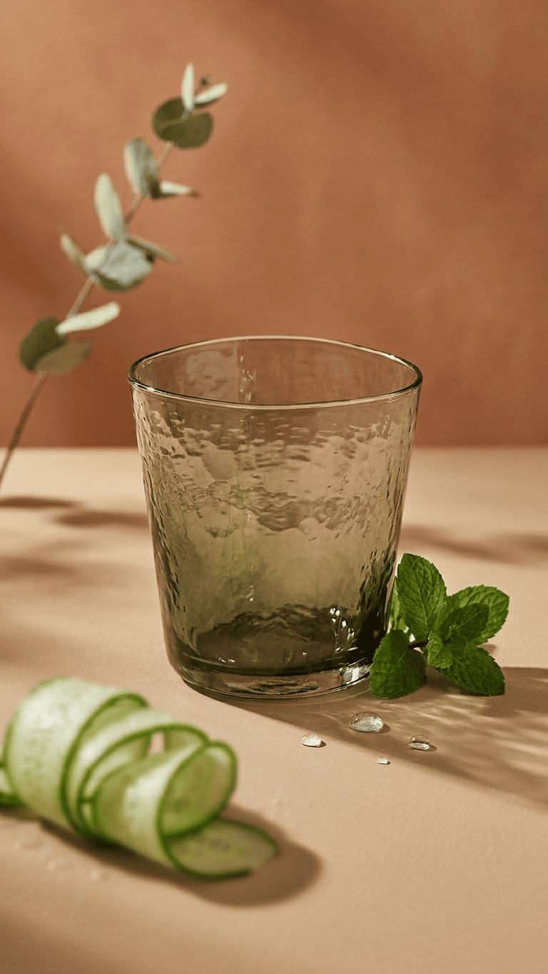 Smoky Gradient Glass Tumbler