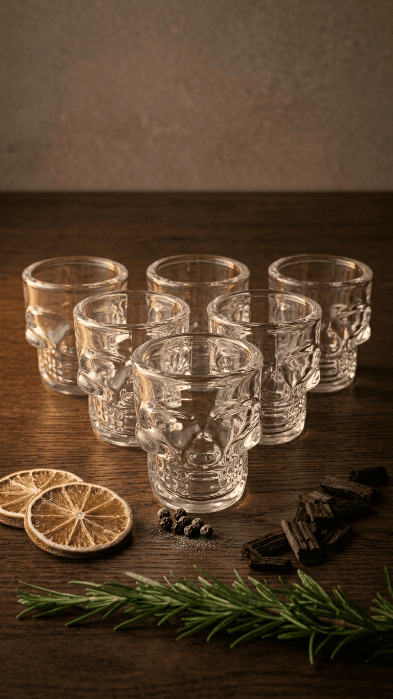 Crystal Glass Shot Glass Set