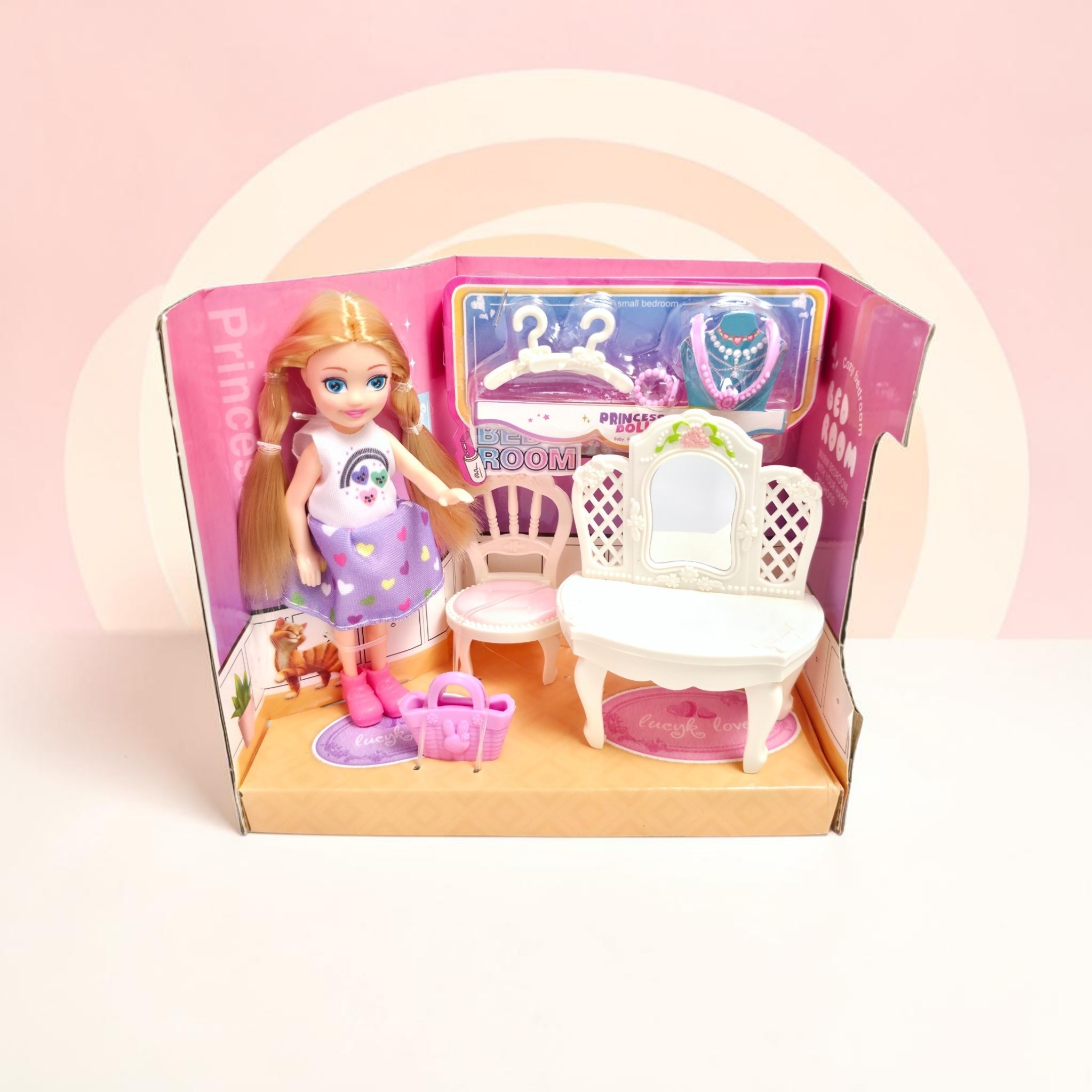 Princess Bedroom Playset with Doll