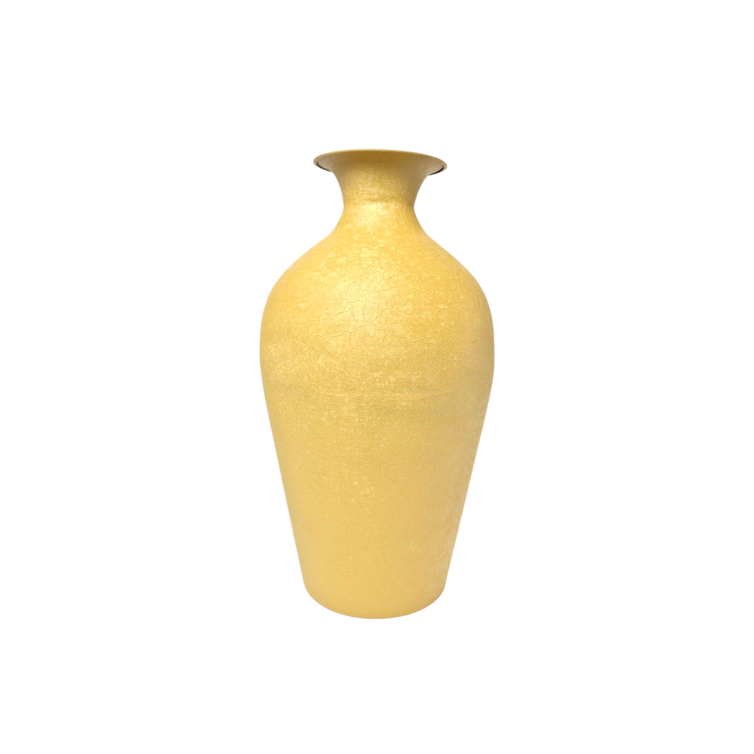 Golden Yellow Ceramic Vase