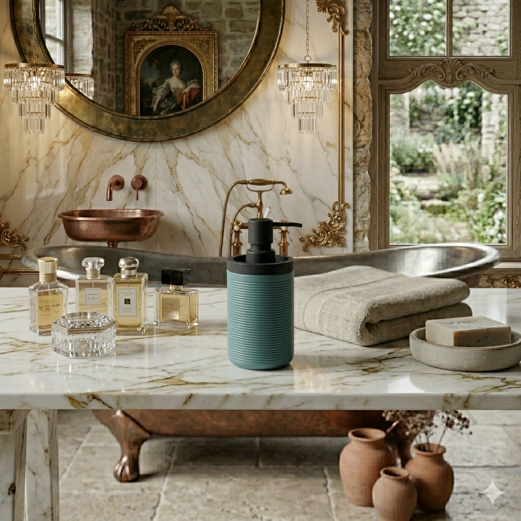 Luxury Marble Bathroom Soap Dispenser