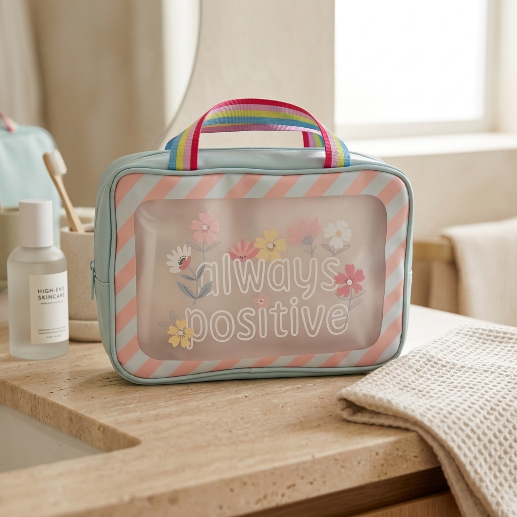 Always Positive Floral Lunch Box
