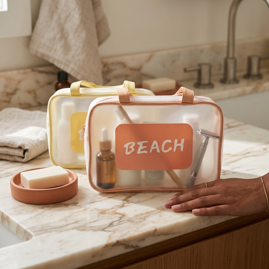 Beach Travel Organizer Suitcase Set